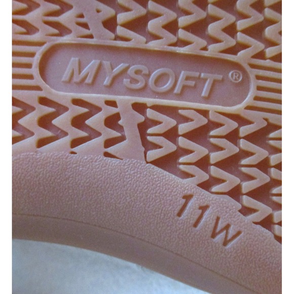 MYSOFT Tan Mesh Comfort Sneakers Size 11W Women's Walking Shoes New - Picture 6 of 7